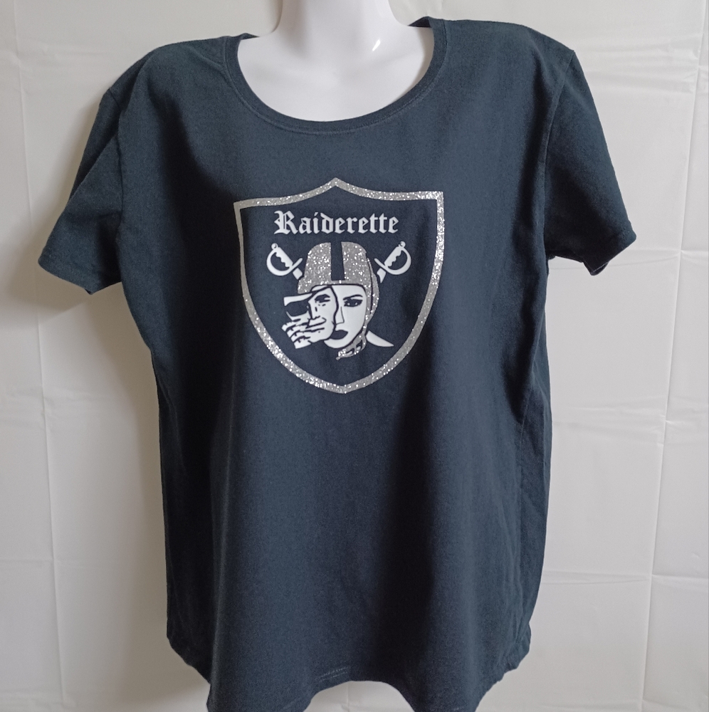 Custom sparkling "Raiderette" shirt